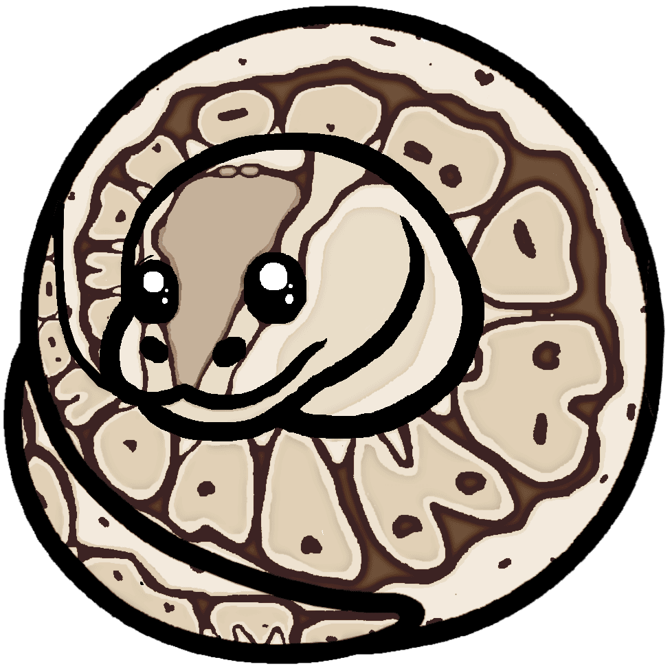 Poppy the ball python